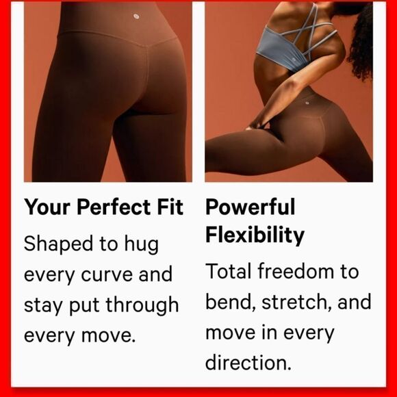 NWT Lululemon Align HR Pant 25" with Pockets in Pale Raspberry - Picture 7 of 12